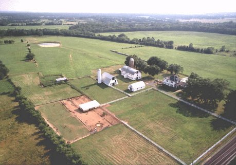 Aerial View of the Rural Crescent