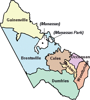 Magisterial Districts in Prince William County