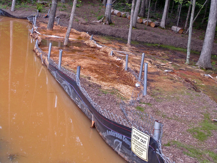 Uncontrolled stormwater runoff