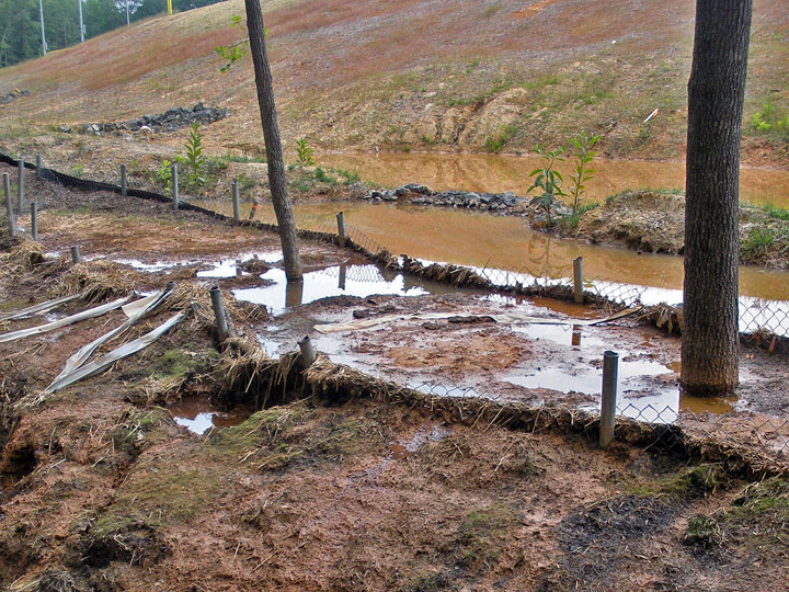 Sediment flows into our streams and on to the Chesapeake Bay