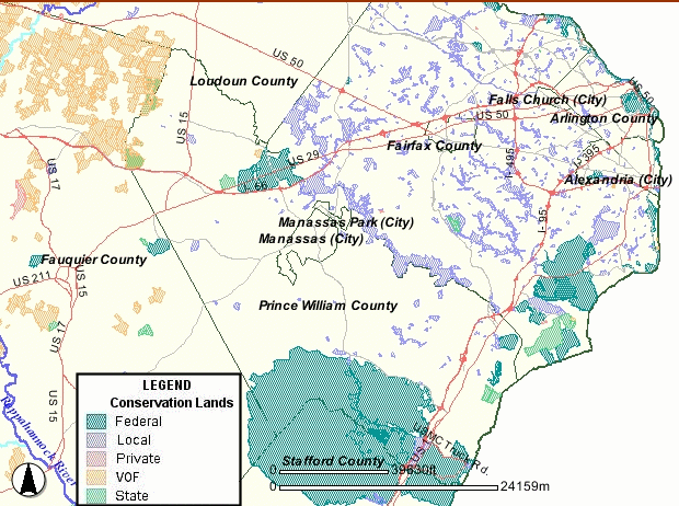 Conservation Easements/Protected Lands in Prince William County