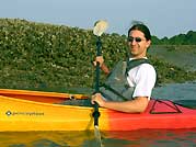 Paddlers along the Potomac