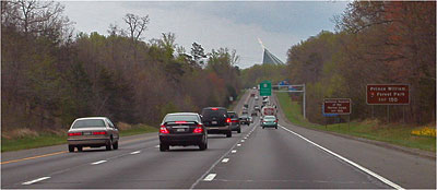 Southbound on I-95