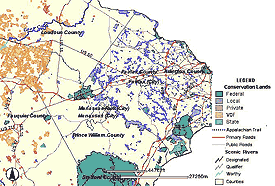 Conservation map, click on map for larger view